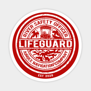 Jungle River Lifeguard Magnet